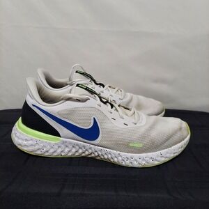 Nike Revolution Men Size 14 White CW5846-100‎ Running Athletic shoe